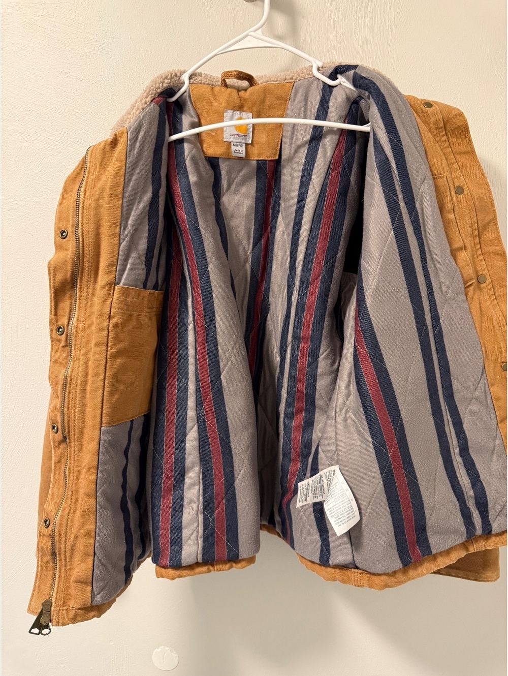 Carhartt Women's Weathered Duck Wesley Coat size M (8-10) - Picture 4 of 8